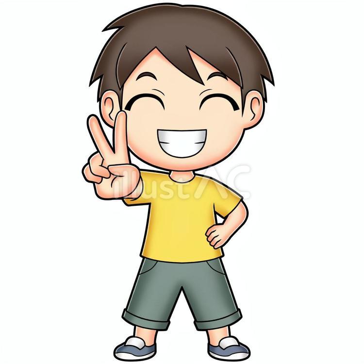 Vサイン vサイン,ピース,二本指のイラスト素材