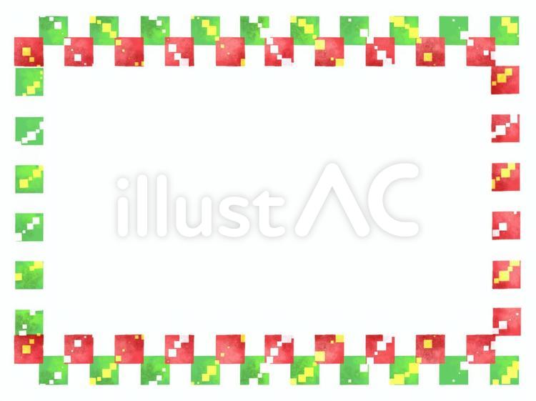 クリスマスフレーム5 クリスマスフレーム,クリスマス,フレームのイラスト素材