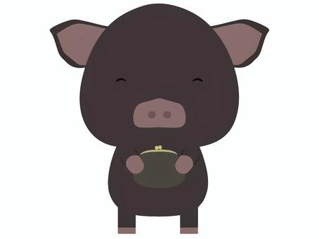 wallet_pig, , JPG, PNG and AI