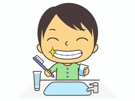 Toothpaste person A2, , JPG and PNG