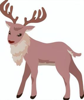 トナカイ トナカイ トナカイ,動物,角,可愛い,透過,ベクター,鹿,デフォルメ,全身,生き物のイラスト素材