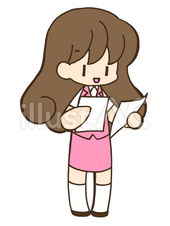  OLさん170601-1 ol,仕事,書類のイラスト素材