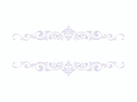 淡い色のゴシックフレーム 装飾,ゴシック,フレーム,パステル,紫,グラデーション,西洋,見出し,曲線,ワンポイントのイラスト素材