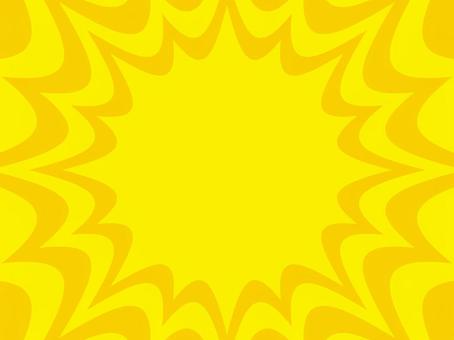 黄色の衝撃背景 背景,黄色,衝撃,バクダン,注目,明るい,注意,ギザギザ,勢い,はじけるのイラスト素材