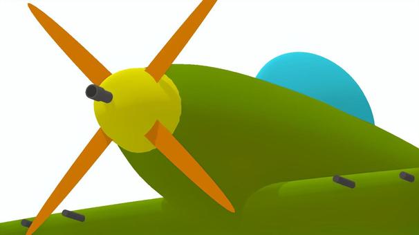 モーターカノン ミリタリー,飛行機,モーターカノン,マシンガン,機銃,軍用機,プロペラ機,戦闘機,兵器,カーキ色のイラスト素材