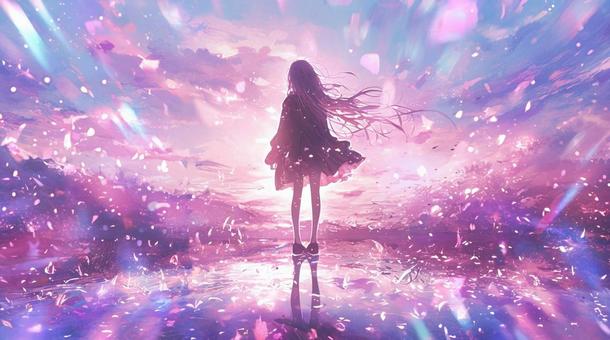 Girl in the World of Light 3, JPG Girl in the World of Light 3, light, fantasy, light, JPG