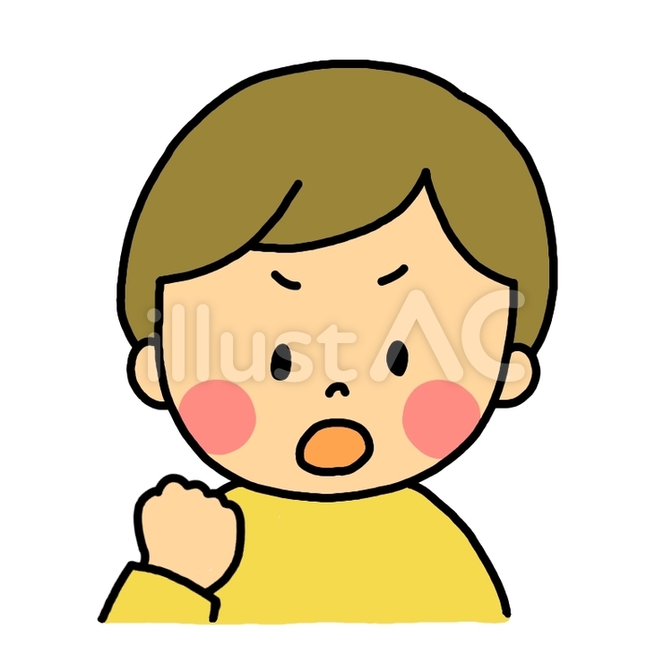 子供_主張 子供,男の子,男性のイラスト素材