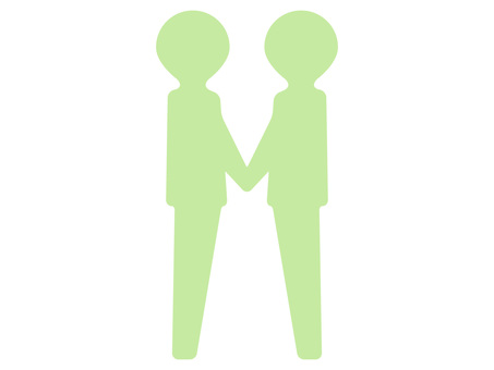 協力、パートナーシップ握手する二人組 握手,人物,二人組,カップル,協力,チーム,パートナーシップ,友達,ピクトグラム,仲間のイラスト素材