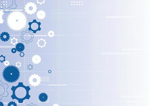 ビジネスと歯車の青色のイメージ背景 ビジネス,歯車,グリッド,ライン,スタイリッシュ,グラデーション,青色,背景のイラスト素材