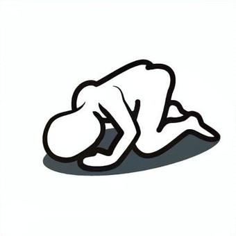 陳謝 平謝り,陳謝,土下座,白い人,謝り方,罪悪感のイラスト素材