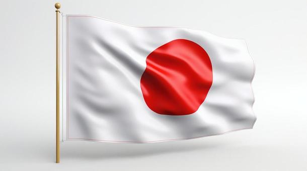 Illustration, japan, flag, symbol, 