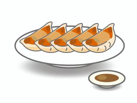 Illustration, gyoza, china, cuisine, 