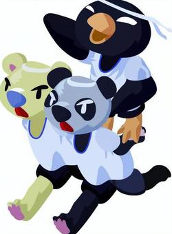 騎馬戦_紅組 騎馬戦_紅組 騎馬戦,運動会,体育祭,秋,動物,紅組,学校,体操服,スポーツ,教育のイラスト素材