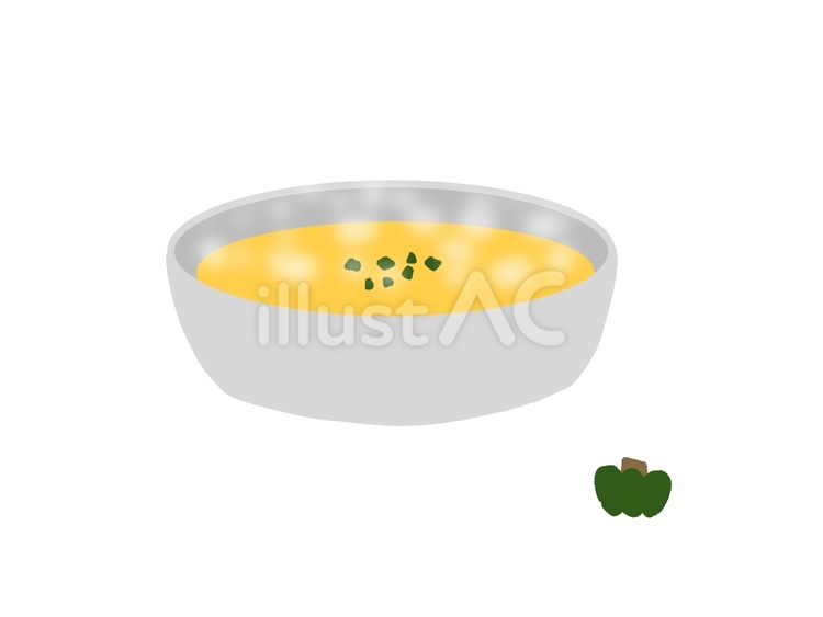 かぼちゃスープ かぼちゃ,スープ,野菜のイラスト素材