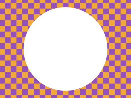 ハロウィンフレーム　パターン テェック,ハロウィン,フレームのイラスト素材