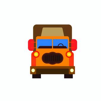 乗り物 043 トラック,車,レトロ,ビンテージ,乗り物,配達,運転,輸送,車両,イラストのイラスト素材