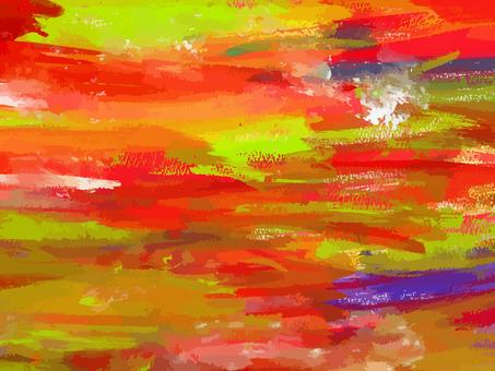 赤と緑と紫の抽象テクスチャ 背景,テクスチャ,絵の具,アクリル絵の具,手描き,不規則,混沌,アート,デザイン,赤のイラスト素材