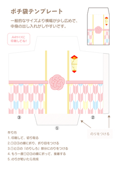 お年玉のポチ袋テンプレート05 ぽち袋,お年玉,ポチ袋,テンプレート,おとしだま,お年玉袋,正月,水引,のし,熨斗のイラスト素材
