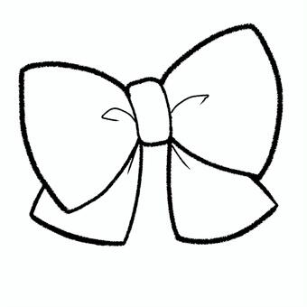 【黒線】リボン白 リボン,ゆるい,手描き,フリーハンド,デフォルメ,シンプル,かわいい,手書き,ラフ,模様のイラスト素材