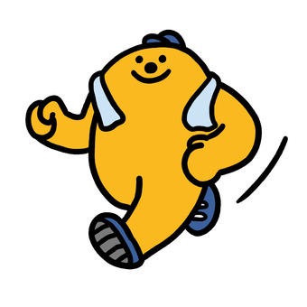 ジョギングくん ジョギングくん 生活,日常,ライフスタイル,ダイエット,ジョギング,健康,走るのイラスト素材