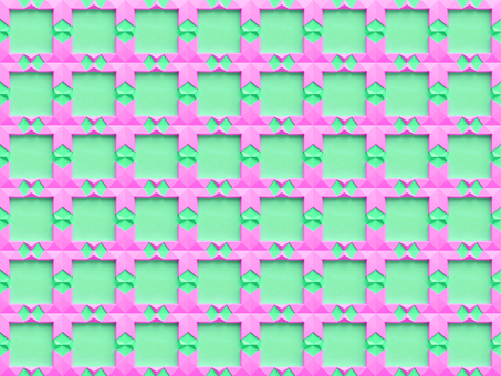 ピンクとグリーンの格子柄の背景壁紙素材 格子柄,ピンク,緑色,背景,壁紙,オシャレ,ファンシー,パステルカラー,テクスチャ,デザインのイラスト素材