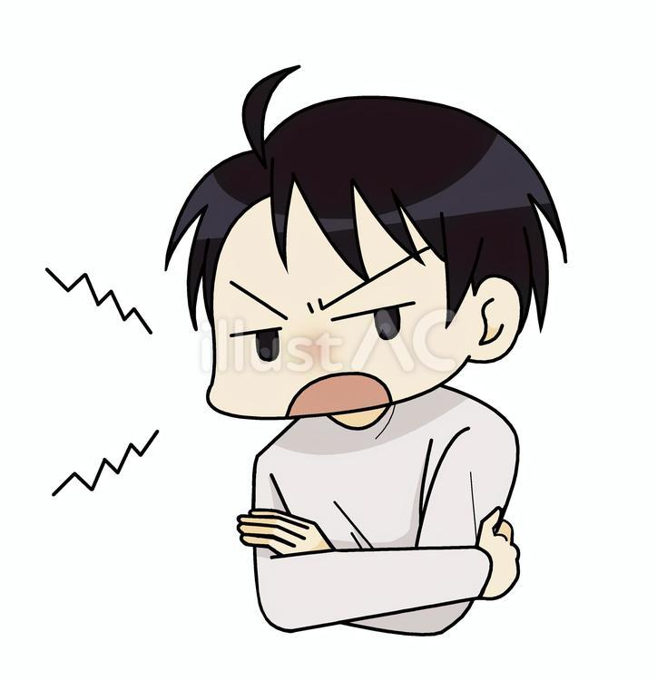 愚痴を言う男性 人物,文句,愚痴のイラスト素材