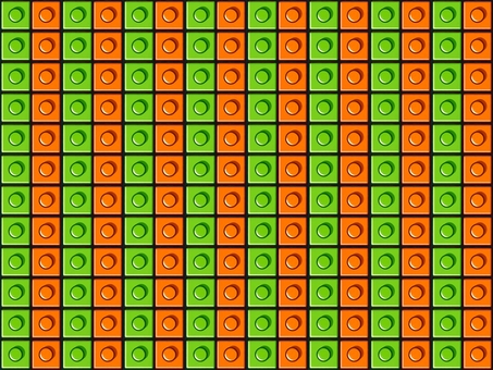 ブロックのテクスチャ画像の背景壁紙素材 ブロック,カラフル,緑色,オレンジ色,テクスチャ,背景,壁紙,グラフィック,シンプル,デザインのイラスト素材