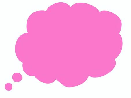 ピンクのふわふわ吹き出し 吹き出し,ふわふわ,妄想,想像,セリフ,漫画,フレーム,枠,装飾,タイトルのイラスト素材
