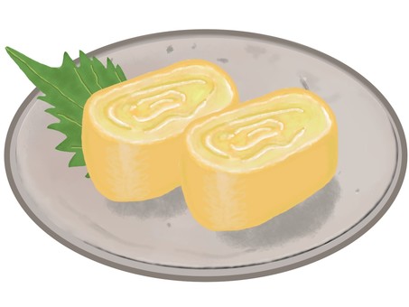 Illustration, fried eggs, meal, bento, 