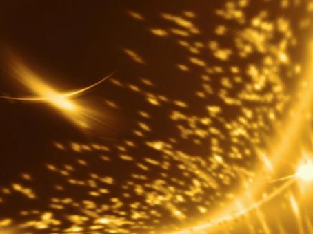 光の星流-ゴールド02 光,星,ゴールド,黄,輝き,光跡,流れ,粒子,豪華,明るいのイラスト素材