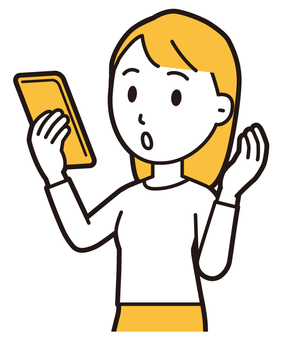  ロングヘア女性(黄)-192-バスト