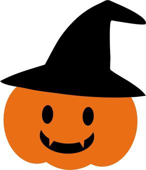 pumpkin wearing a halloween hat, halloween, pumpkin, pumpkin, JPG, PNG and AI