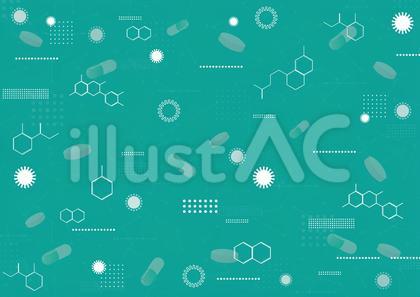 薬の成分のイメージ背景