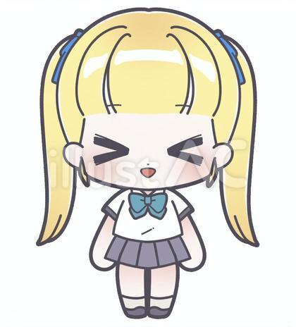 ちびキャラ_夏制服の女の子2