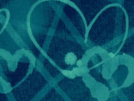 緑の水彩テクスチャのグランジなハート背景 背景,テクスチャ,ハート,水彩,グランジ,横,恋愛,抽象,バレンタイン,汚れたのイラスト素材