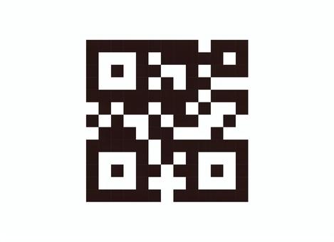 QR QR qr,二次元バーコード,ダミー,読み取る,表示,白背景,図形,モノクロ,フリー,素材のイラスト素材