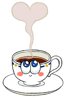 コーヒーカップちゃん480x700, コーヒーカップちゃん480x700, kopi, cangkir kopi, panganan,