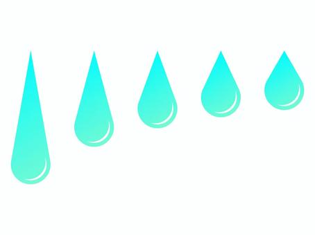 Illustration, gotas, agua, hundimiento, 