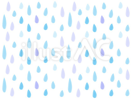 水彩風 ブルーの爽やかなしずくの背景素材