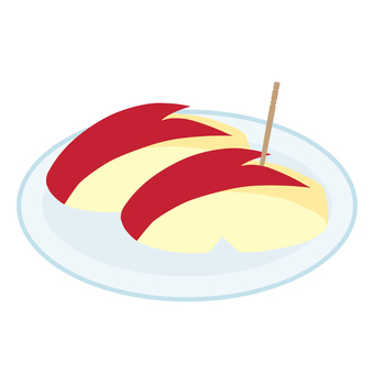 Rabbit apple, apple, rabbit, cut, JPG, PNG and AI