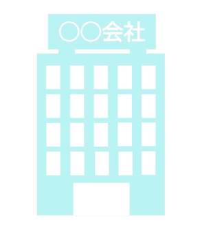 会社アイコン 会社アイコン 株式会社,会社,企業,ビル,オフィス,シンプル,イメージ,挿絵,就業,外観のイラスト素材