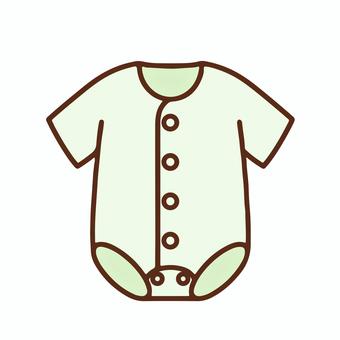 半袖 前開き ロンパース 服,衣類,赤ちゃん,ベビー,ロンパース,ボディスーツ,スナップボタン,ベクター,シンプル,肌着のイラスト素材