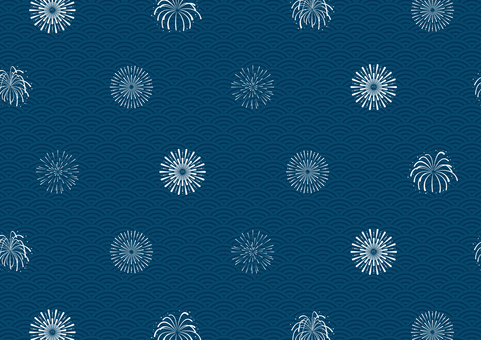 Stylish Japanese-style background material with fireworks pattern, JPG Stylish Japanese-style background material with fireworks pattern, summer, fireworks, japanese style, JPG