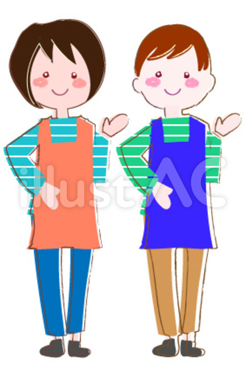 案内人 シンプル,かわいい,おしゃれのイラスト素材