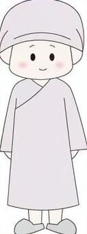 医療用帽子　手術着 医療用帽子,手術着,ケア帽子,治療中,抗がん剤,がん,帽子,患者,入院,人物のイラスト素材