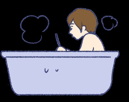 woman taking a bath, , JPG