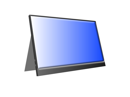 モバイルモニタ モバイルモニタ,ゲーミングモニタ,ディスプレイ,pcモニタ,出力機器,家電,電化製品,仕事,ビジネス,デジタルのイラスト素材
