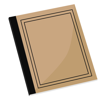 ノート ノート,文房具,紙,書く,茶色のイラスト素材