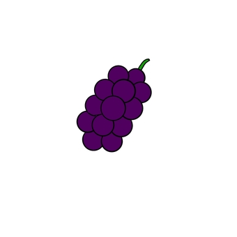 Illustration, grape, fruits, autumn taste, 