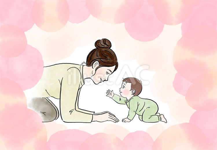  My love   私の推し 愛,親子,お母さんのイラスト素材